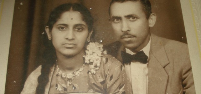 Subedar B N Ayyappa with Mrs.Kaveramma