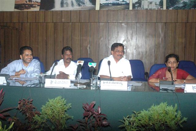 K.G.Bopaiah (Second from the left) with other members at the TP meeting.