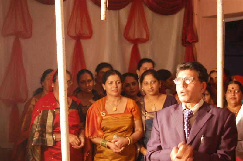 Coorg Elder invoking Ancestors & Kaveri during a Coorg wedding.