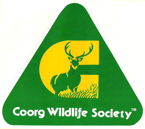 Official Coorg Wildlife Society Logo(Sticker)