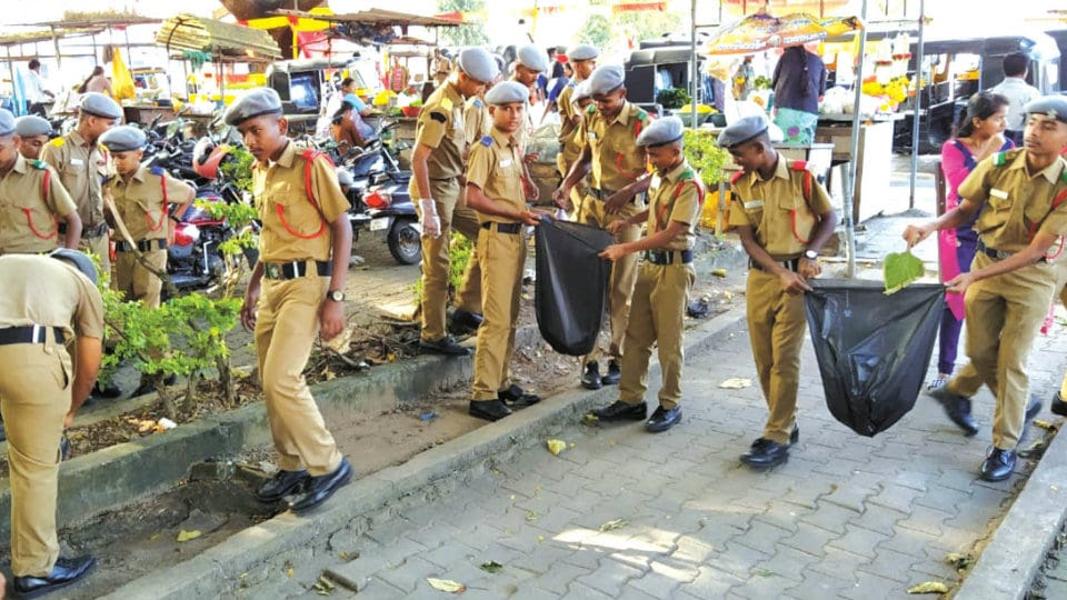 NCC Cadets at Coorg NCC Day celebrated at Kudige Sainik School